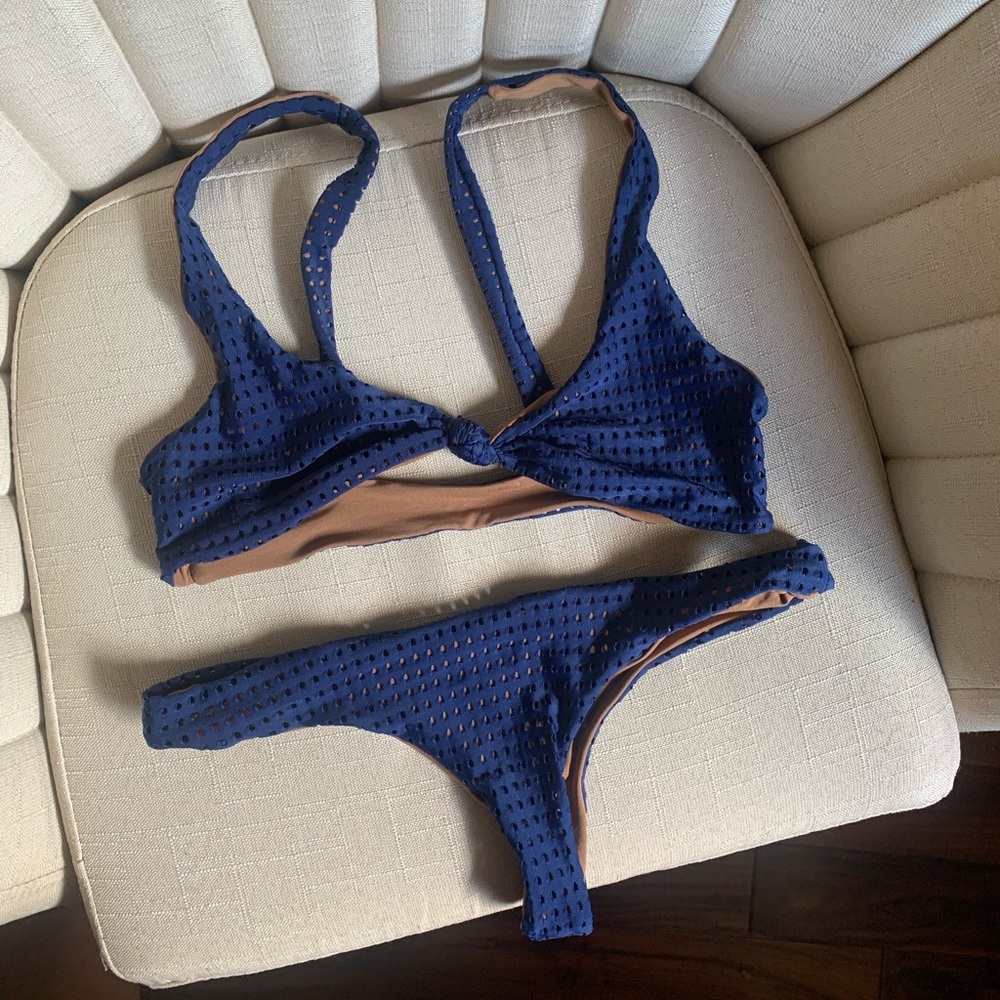 Acacia swimsuit in Ocean Mesh